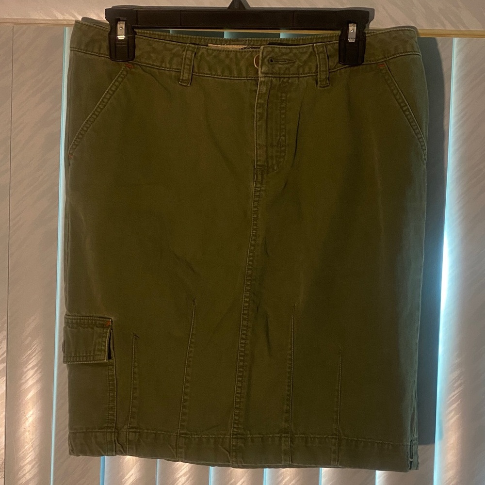 O'Neill Olive Green Midi Skirt
